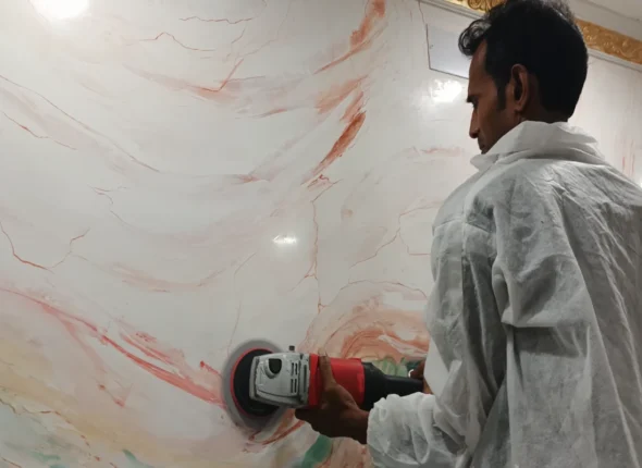 Stucco designs for living room