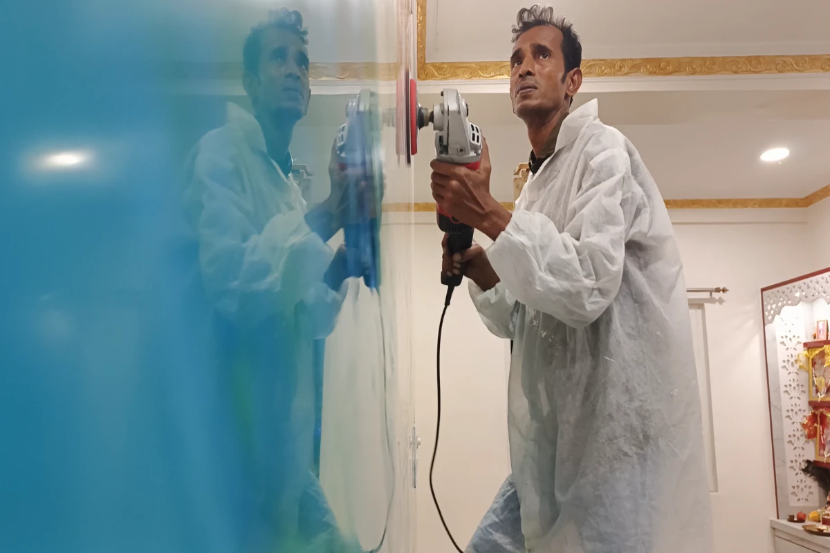 Stucco designs for living room