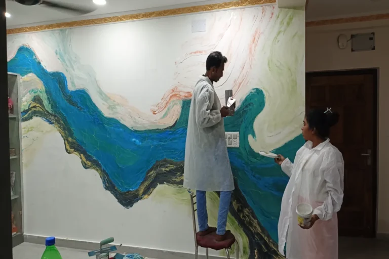 Stucco designs for living room