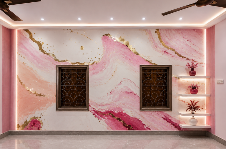 Stucco Mirror Marble Finish | Luxury Decorative Wall Design